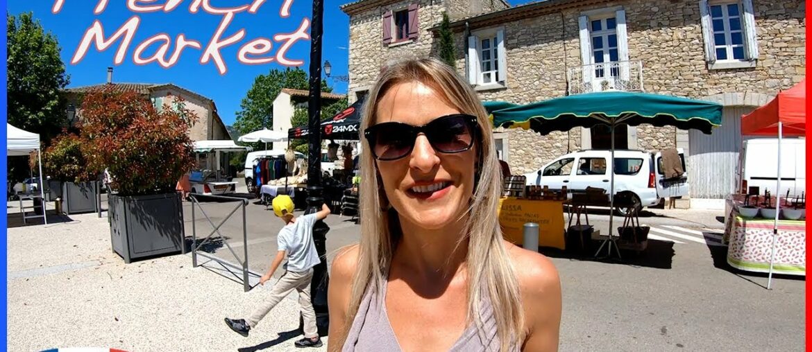At the market and wine bar in France - shopping in France | Au marché & cave à vins #Valflaunes