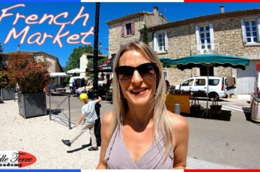 At the market and wine bar in France - shopping in France | Au marché & cave à vins #Valflaunes