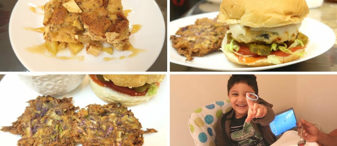 Hubby ko yehi breakfast har roaz chahiye | Fruity French toast | Cabbage pakoray | Juicy Burger
