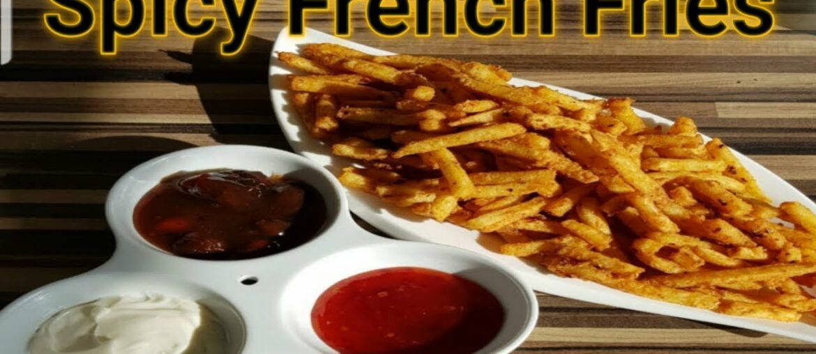 Spicy French Fries | Spicy French French Fries Recipe At Home | Easy And Quick Recipe