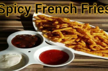 Spicy French Fries | Spicy French French Fries Recipe At Home | Easy And Quick Recipe