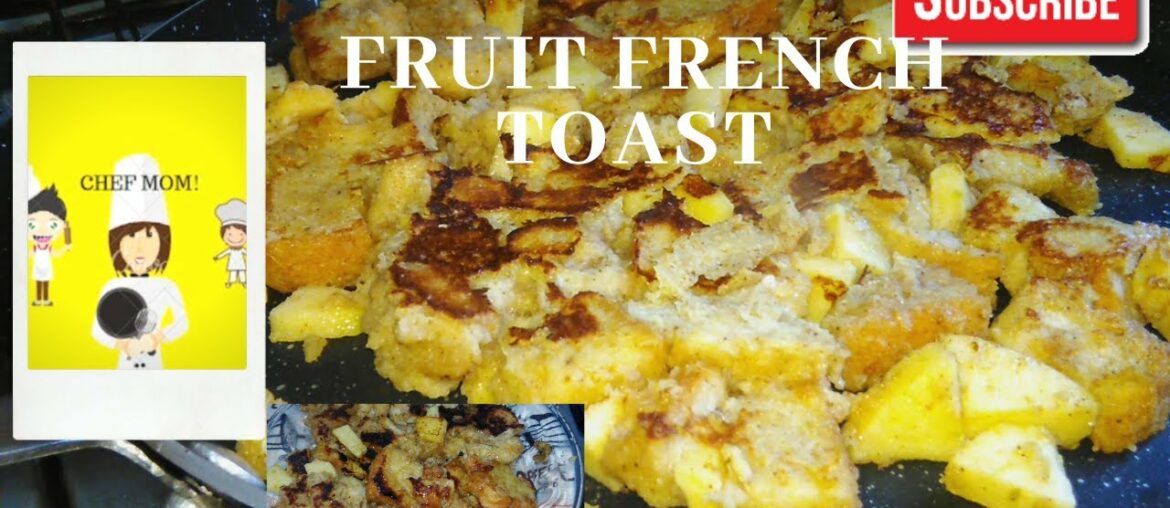 Fruity French Toast Recipe | Low Sugar Low Oil Dessert in Urdu Hindi