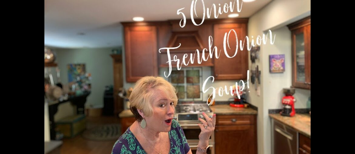 Five Onion French Onion Soup made in the Instant Pot or Slow Cooker