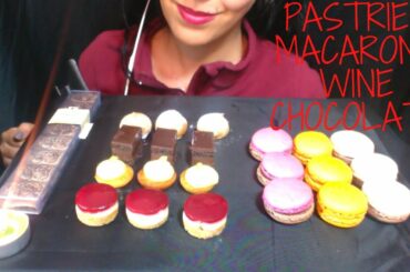 ASMR: MINI PASTRIES, MACARON, WINE CHOCOLATE, KEALIA ASMR