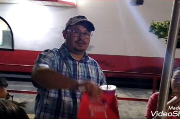 Eating at Krystal's!