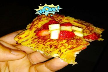 How to Make French Toast with Fruits | Best Quick French Toast Recipe | Easy Home Cooking