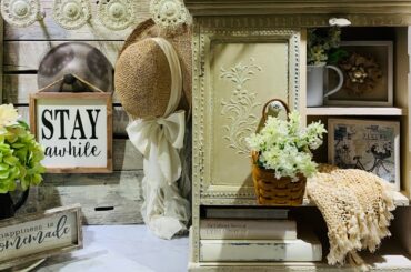 TRASH TO TREASURE DIY & FRENCH COUNTRY FARMHOUSE SHABBY DECOR IDEAS (113)