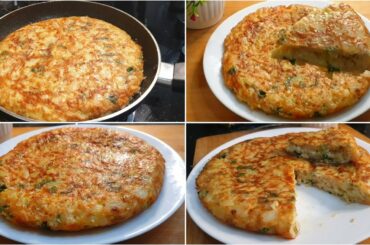 Spanish Omelette Recipe ♥️  | Easiest Breakfast Recipe| Tortilla De Patata