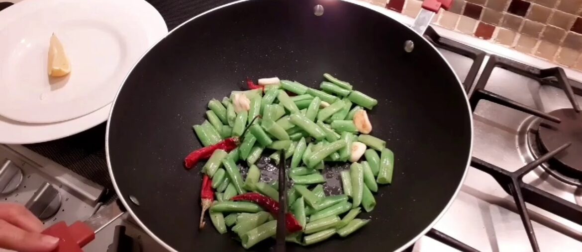 Taze Fasulye (French beans) a healthy and quick recipe  - a vegan delight!