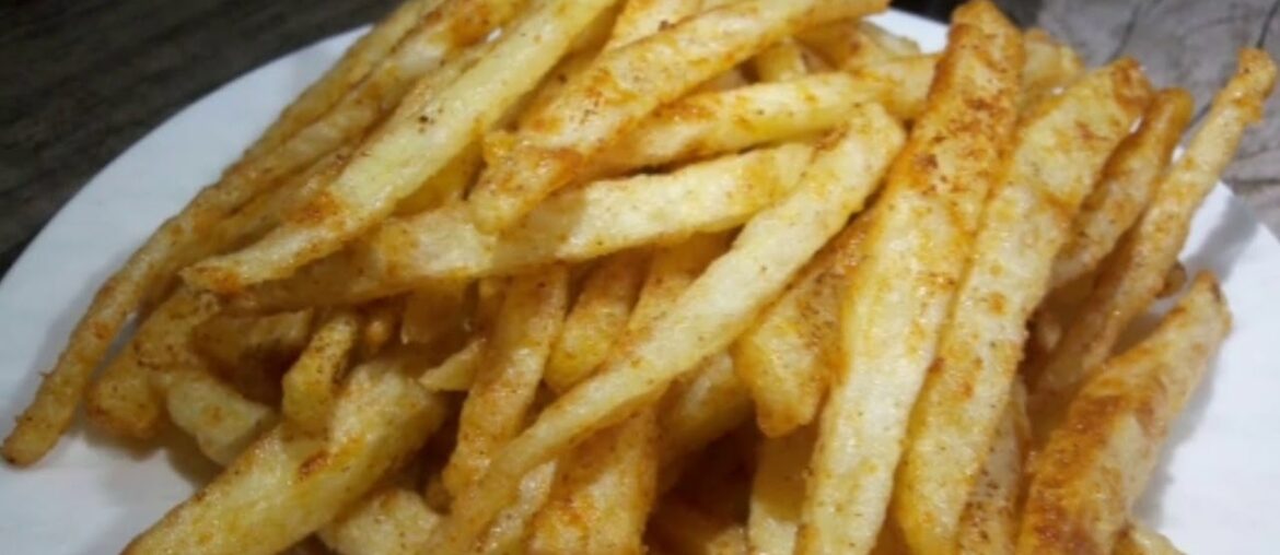 “Masala Fries” |Crispy | Easy Homemade Fries recipe by FoodVille.