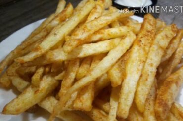 “Masala Fries” |Crispy | Easy Homemade Fries recipe by FoodVille.