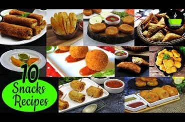 10 Easy Snacks Recipes | Lockdown Recipes | Restaurant Style Recipes | Potato Snacks Recipes