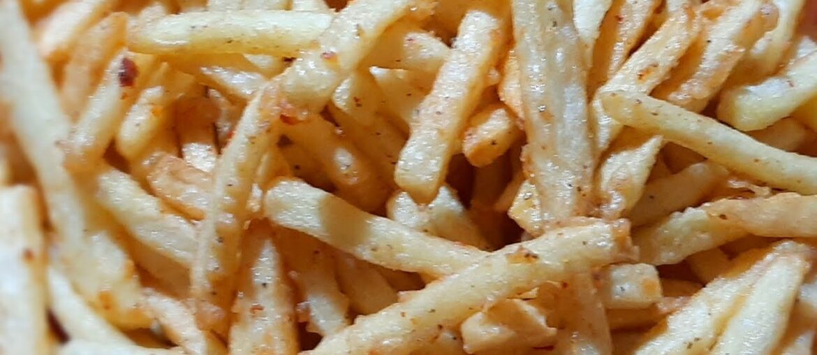 French fries,or simply fries, recipe village style how to make a deep-fries at home easy and quick