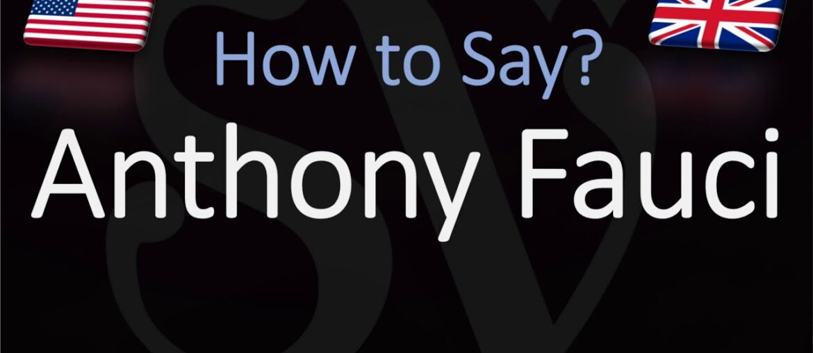 How to Pronounce Anthony Fauci? (CORRECTLY) How to Pronounce Anthony Fauci? (CORRECTLY)