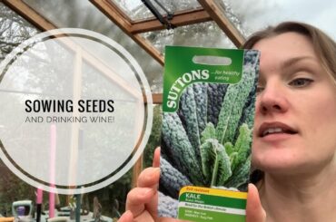 Vlog || Sowing seeds, drinking wine, cleaning the hovel