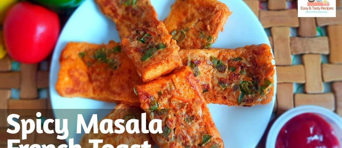 Spicy Masala French Toast | Easy Bread & Egg Recipes