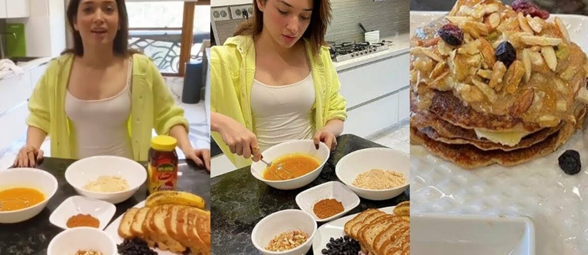 Tammana Bhatia Making Yummy Pancakes & French Toast | With Recipe | The Short Cuts Food Tammana Bhatia Making Yummy Pancakes & French Toast | With Recipe | The Short Cuts Food
