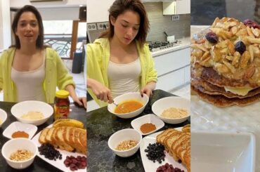 Tammana Bhatia Making Yummy Pancakes & French Toast | With Recipe | The Short Cuts Food