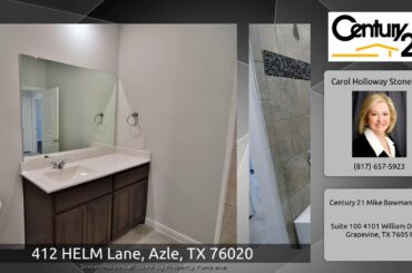 412 HELM Lane, Azle, TX 76020