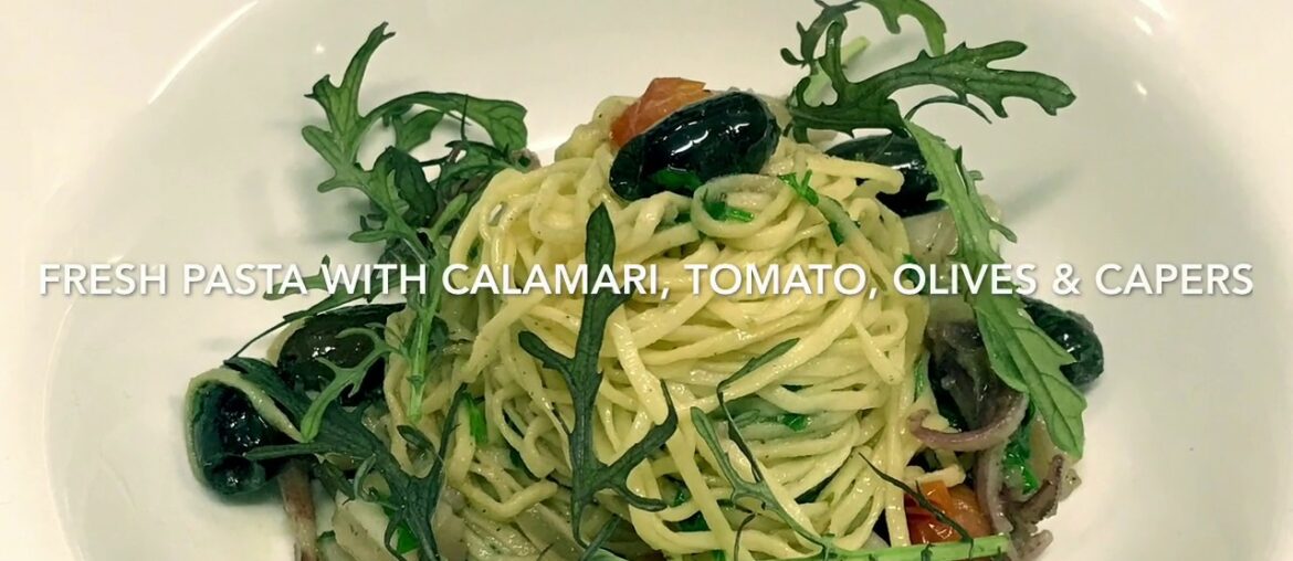 CPAC Digital | Bellbird Dining | Fresh pasta with calamari, tomatoes, olives and capers