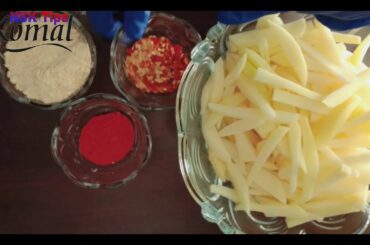 Crispy French fries Recipe in Urdu Hindi || potato chips ||