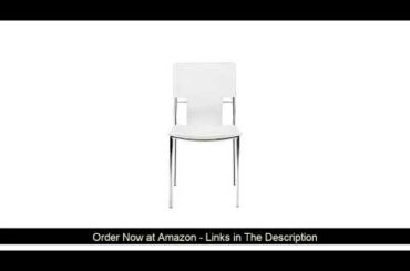 ☀️ Zuo Trafico Dining Chair (Set of 4), White