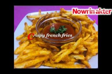 How to make crispy french fries recipe | Homemade French fries 🍟 recipe |