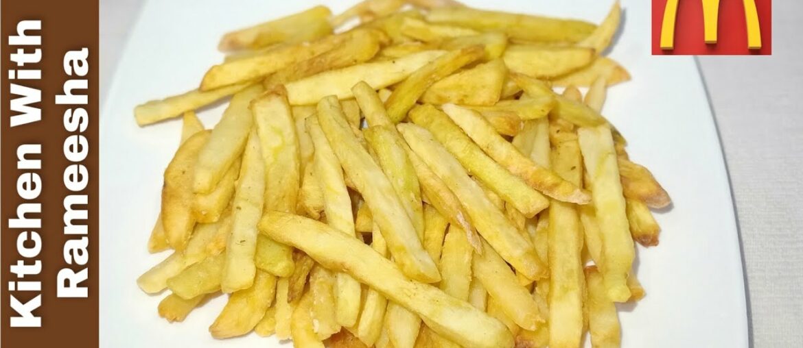 How to make crispy french fries recipe / homemade perfect french fries recipe