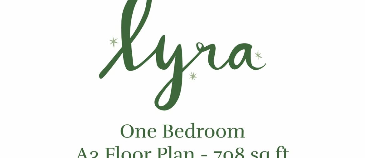 One Bedroom - A3 - 708 SF