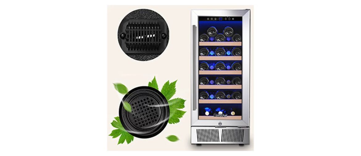 ✨ BODEGA 15 Wine Cooler,Built-in or Freestanding Wine Refrigerator 31 Bottle Fits large Bottle like