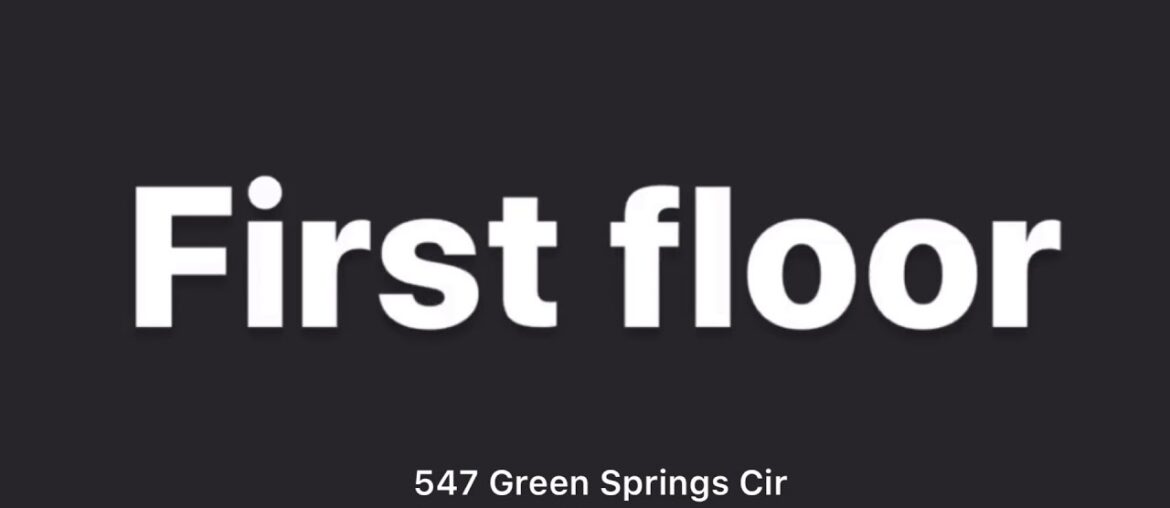 547 Green Springs Cir 547 Green Springs Cir