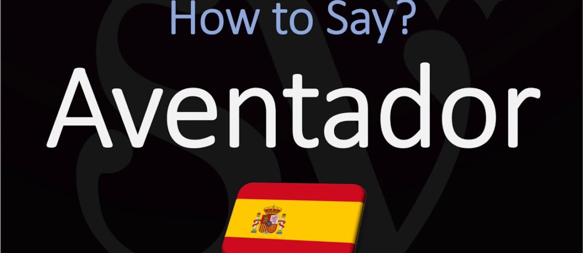 How to Pronounce Aventador? (CORRECTLY) How to Pronounce Aventador? (CORRECTLY)