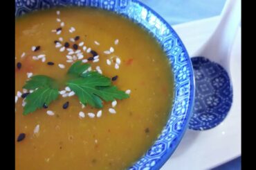 Recette Velouté de butternut - French BUTTERNUT SQUASH SOUP RECIPE