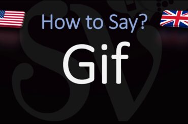 How to Pronounce .Gif ? (CORRECTLY) File Format Pronunciation