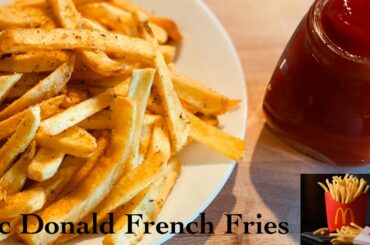 McDonald's Crispy French Fries Recipe At Home! French Fries Recipe!