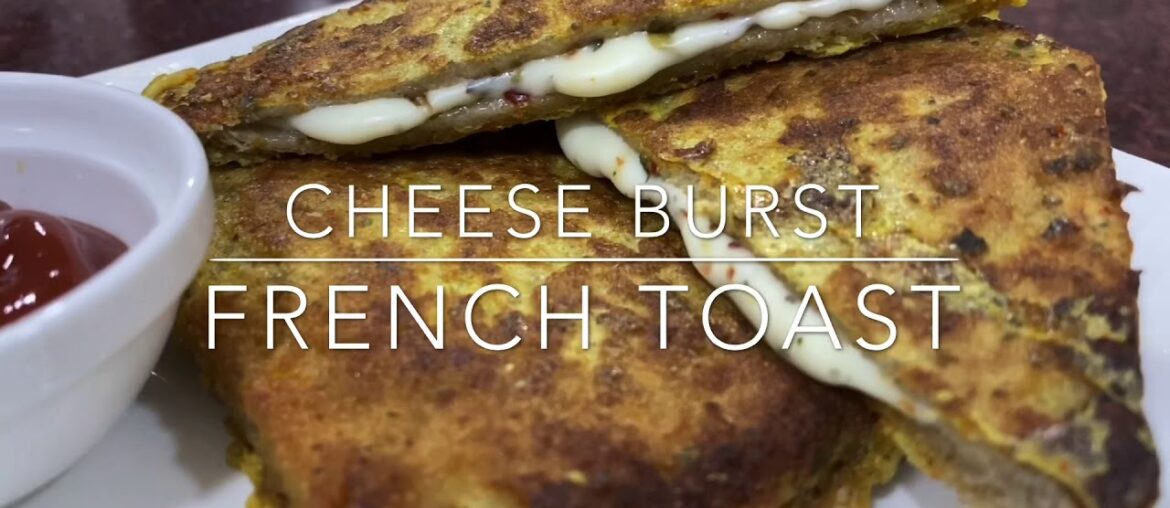 Cheese burst French Toast Recipe | Cheese, Eggs, Bread | Simple Cooking | What to Eat - India