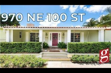 970 NE 100 ST Golf Course Living at its Finest (VIRTUAL OPEN HOUSE)