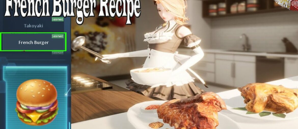 Dragon Raja French Burger Recipe Trainee Chef