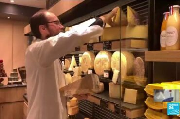 Some bread and wine with that? Paris cheesemonger adapts to stay afloat during France's lockdown