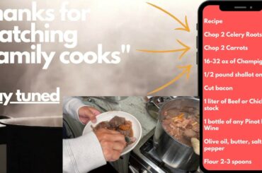 Beef Burguignon/Beef Stew by Tamazi. French traditional method