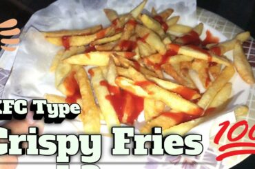 Crispy KFC Style French Fries Recipe I Tasty and Simple Chips Cooking I Farzouq Ali