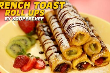French Toast Roll Ups Recipe By SooperChef | Breakfast Recipes | Kids Recipes