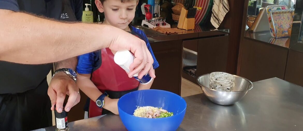 French recipe, by chef Arnaud and the crew, farcon savoyard