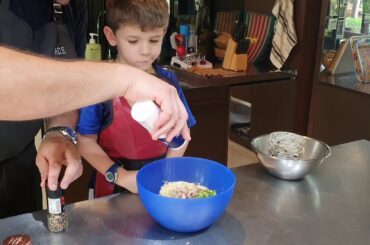 French recipe, by chef Arnaud and the crew, farcon savoyard