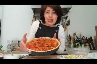 Easy baking sunny Provence French Tomato Tart | Stay at Home Recipes #withme