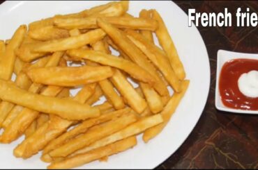 How to make Crispy French fries!Homemade French fries recipe