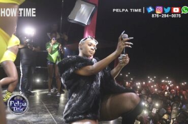 JADA KINGDOM wine UP an DISS shenseea BIG Time Performance LIVE in Jamaica  covid 19 Style