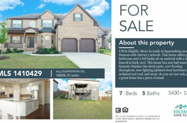 605 Harwinton Ln Greer, SC 29650 MLS# 1402829 Walk through video