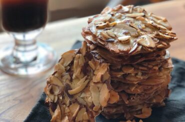 프랑스 쿠키 아몬드 튜일 | almond tuiles | French Almond cookies | manna recipe | 만나레시피