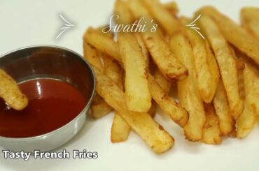 Easy homemade French Fries recipe telugu